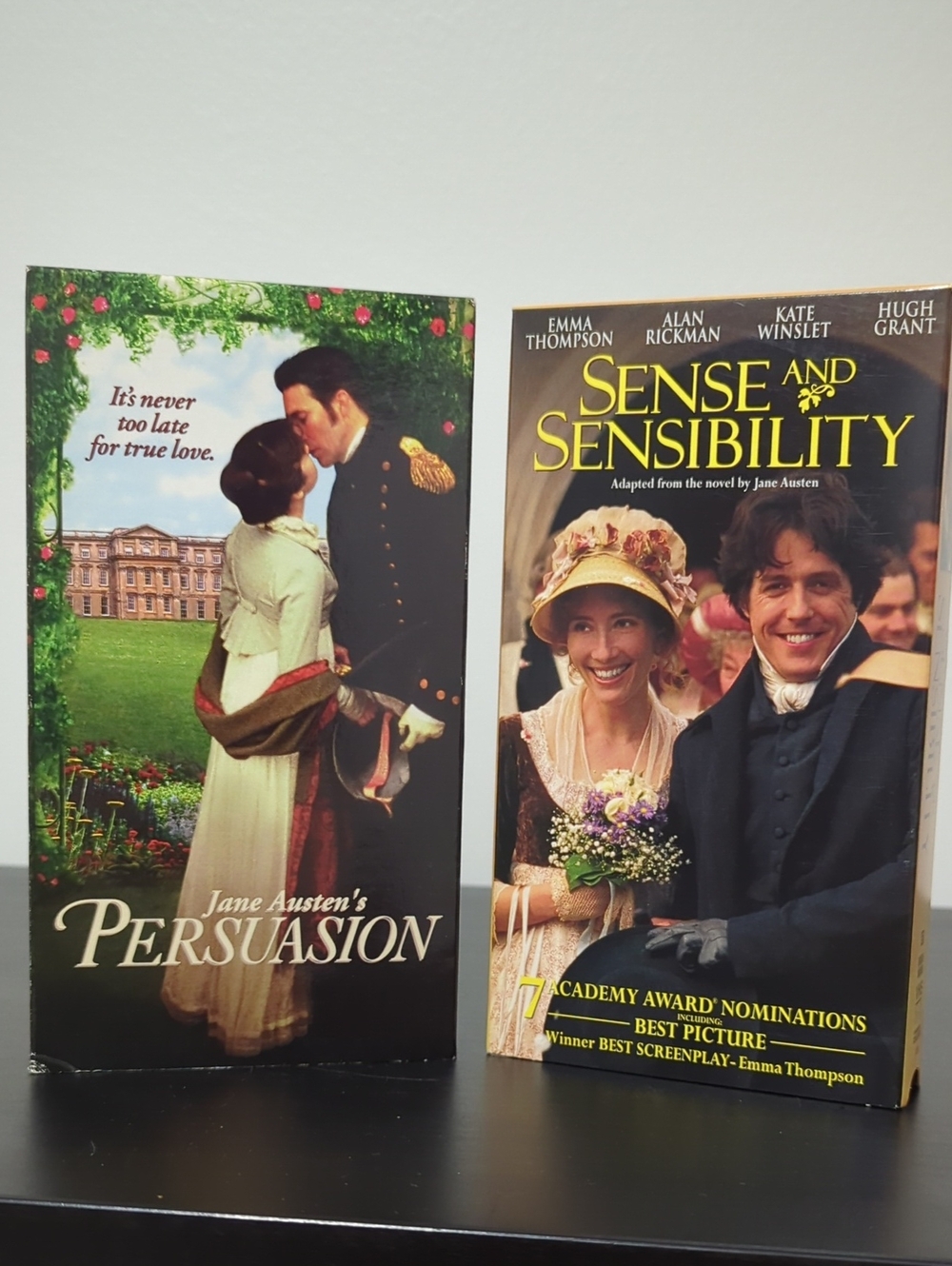 Sense and Sensibility & Persuasion Classic Romance VHS Movies - Jane Austen